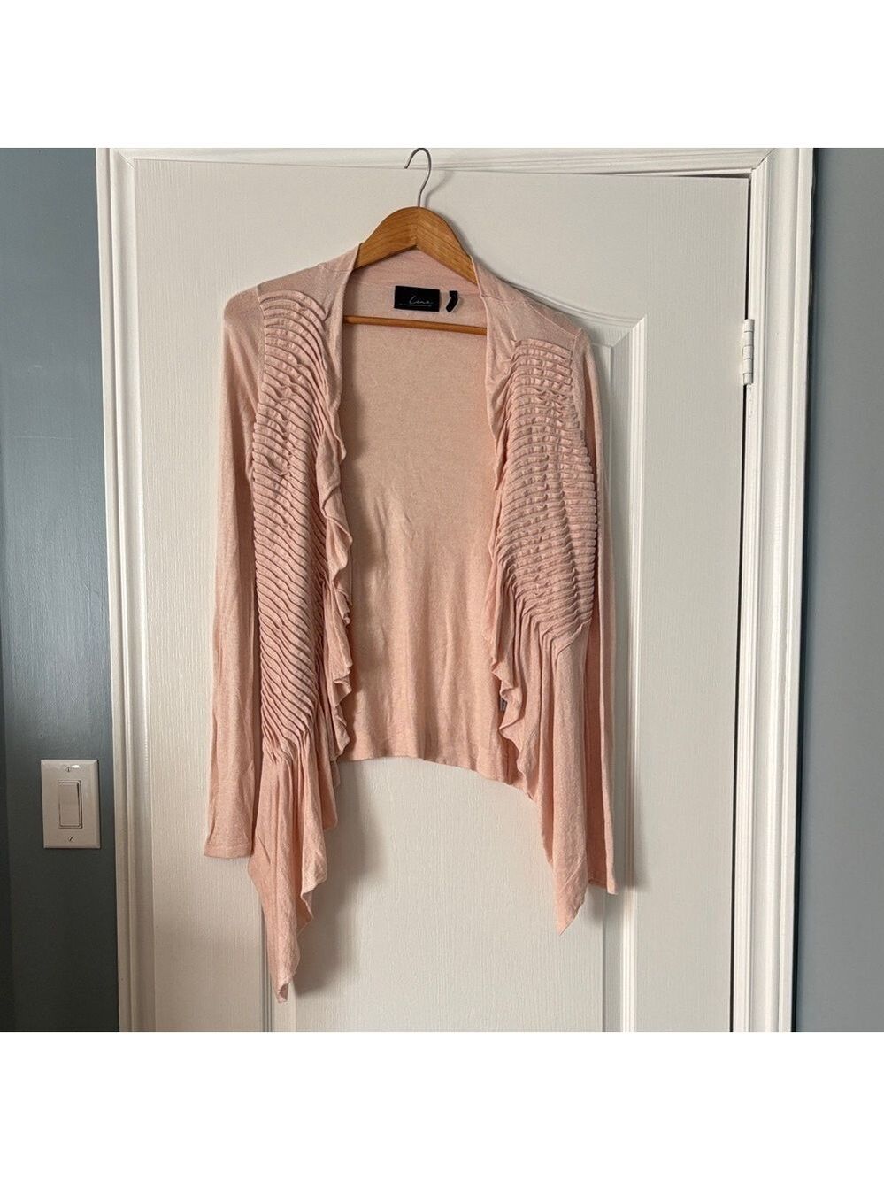 Line The Label Pink Cardigan Cashmere Modal Small